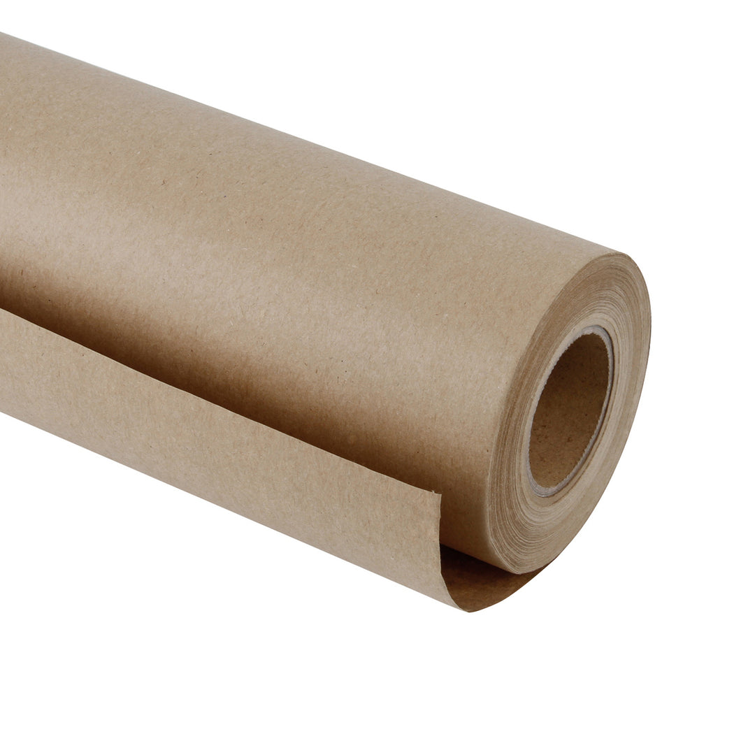 Brown Kraft Paper Roll - 12 inch x 100 Feet - Natural Recycled Paper P