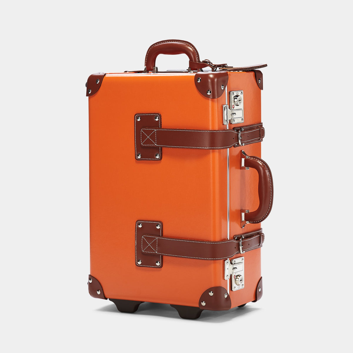 orange carry on suitcase