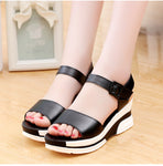 Sandals High Heels Open Toe 4 Colors - ladyfashes
