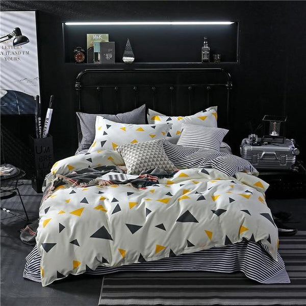 Kids Aloe Cotton Quilt Duvet Cover Bedding Set Youinchic