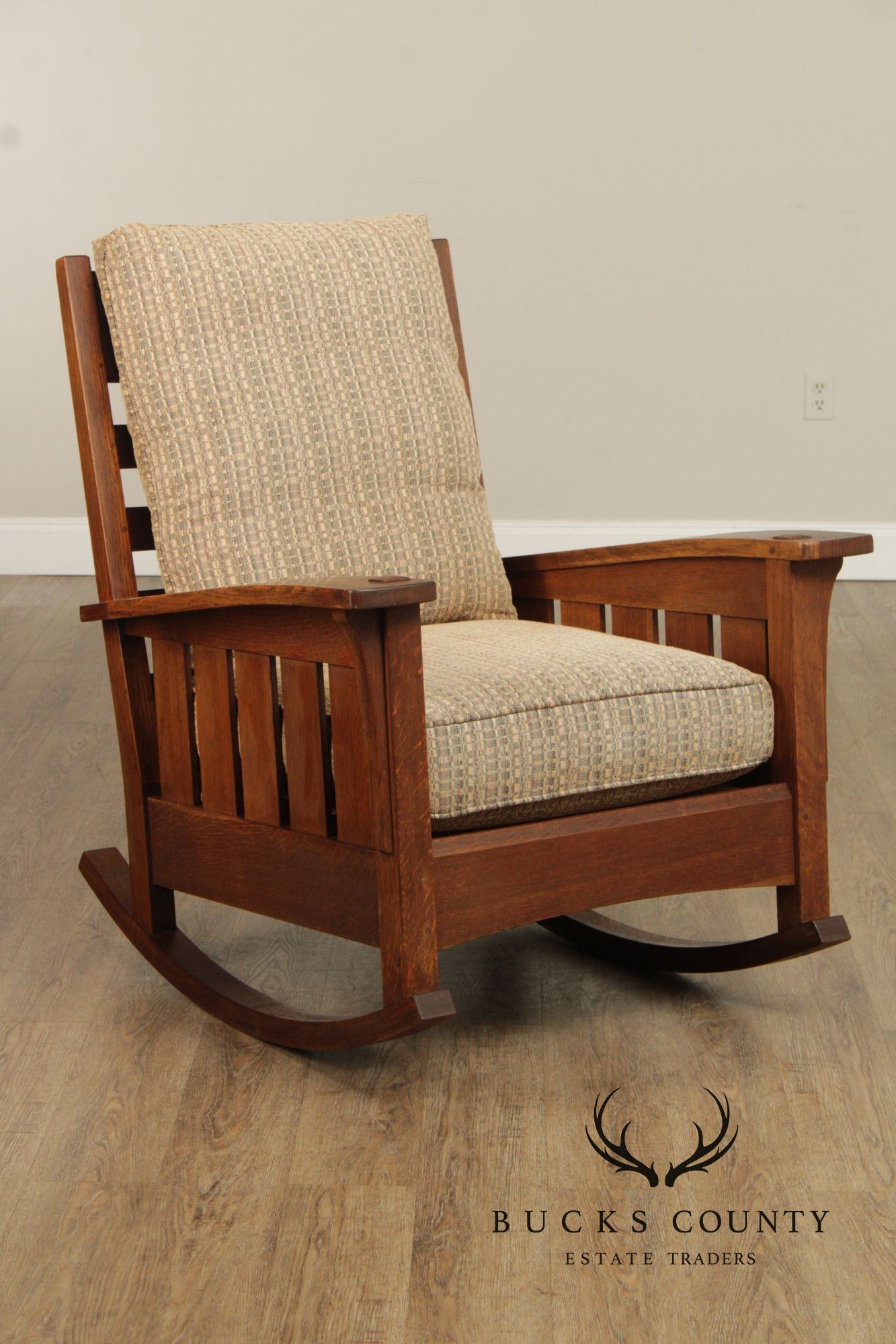 Oak Rocker from Stickley's Renowned Mission Collection