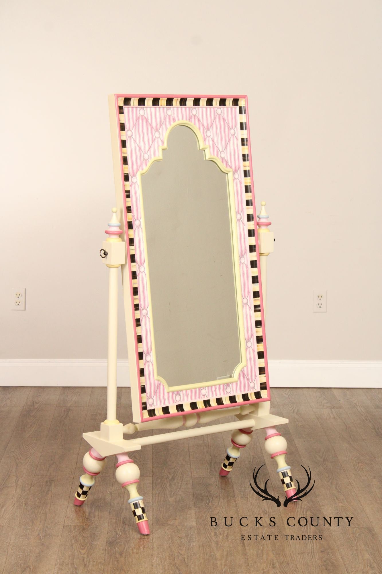 Cheval Mirror 'Rosie Sweet' by Mackenzie Childs