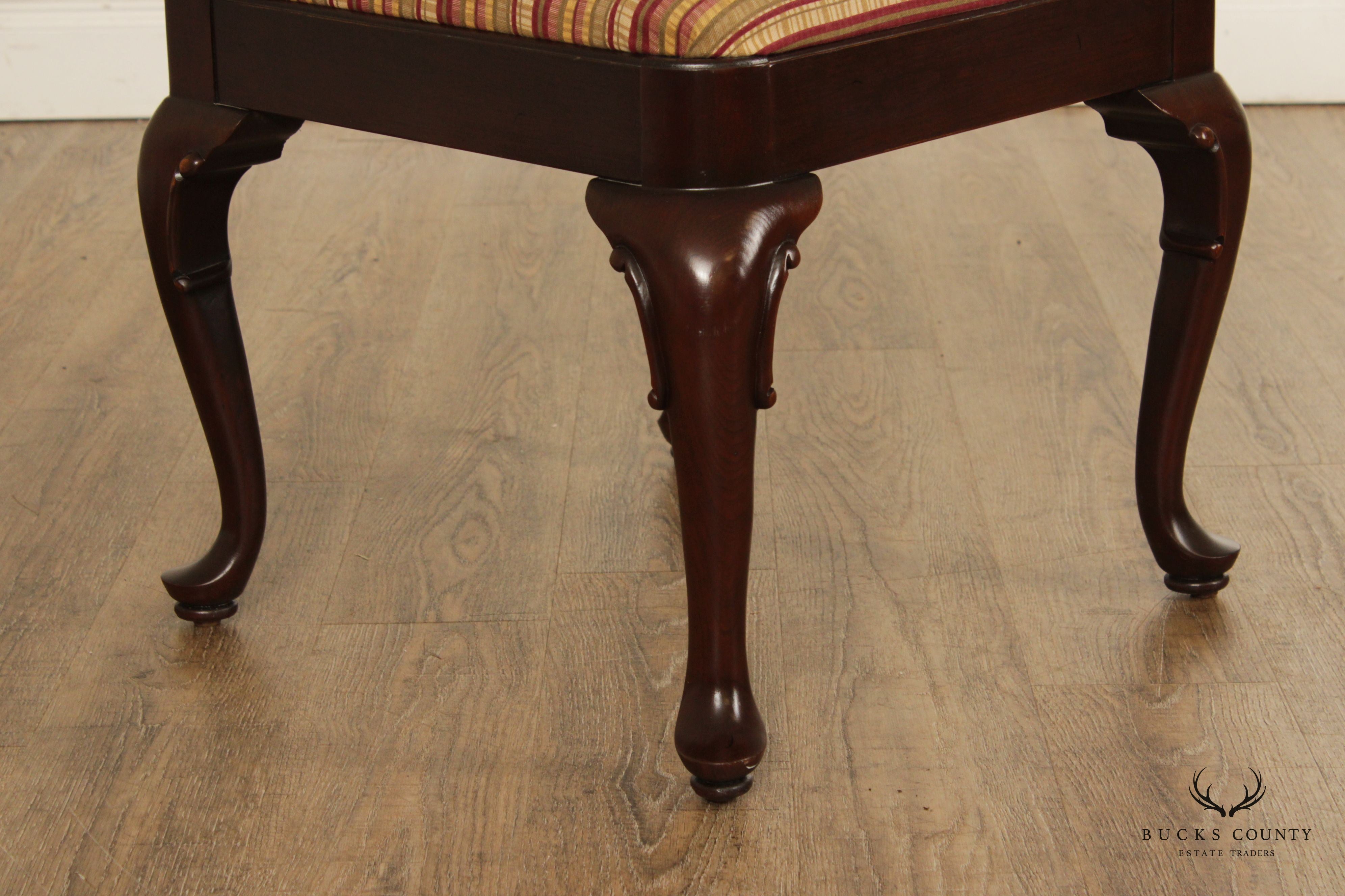 Cherry Queen Anne Corner Chair from Ethan Allen's Georgian Court Collection