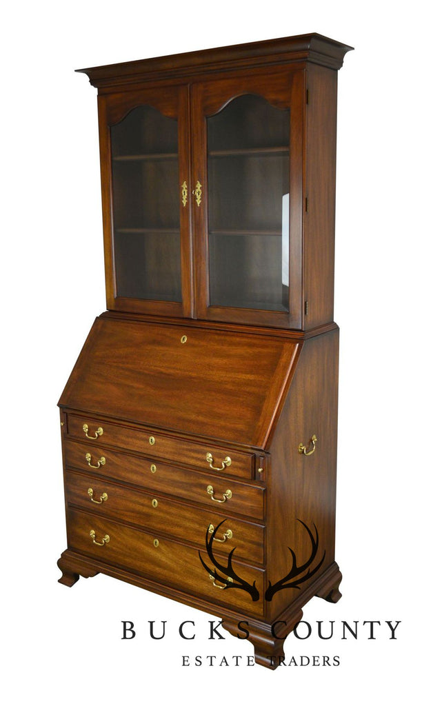 Henkel Harris Mahogany John Hancock Secretary Desk Bucks County