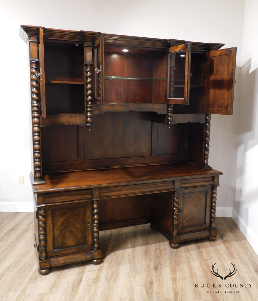 Thomasville Ernest Hemingway Collection Hutch Top Desk Bucks