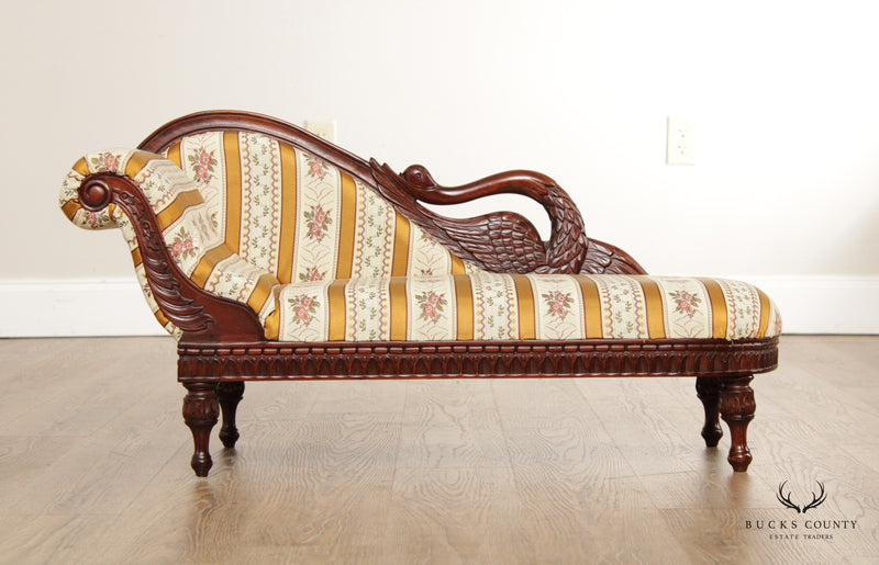 chaise lounge swan