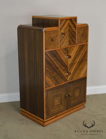 Williamsport Furniture Art Deco High Chest Bucks County Estate