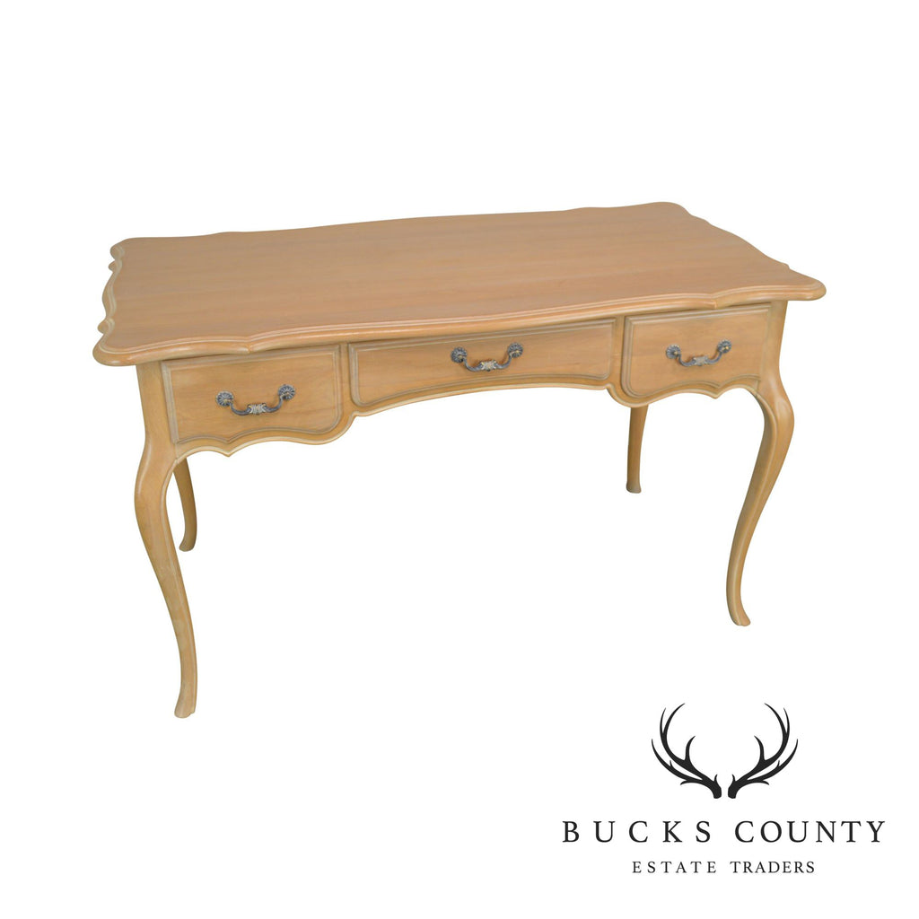 Ethan Allen French Country Style Maple Writing Desk Bucks