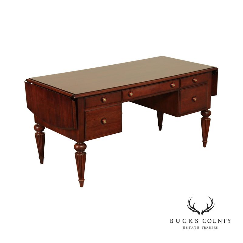 ethan allen solid wood desk