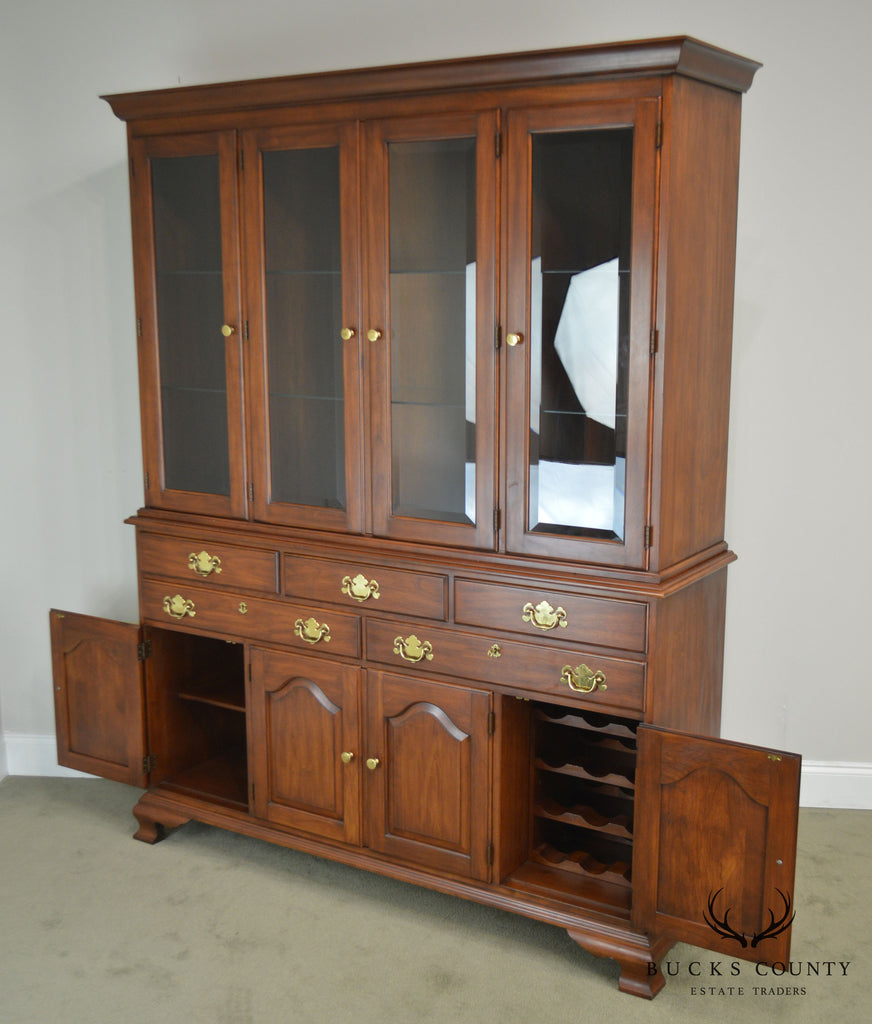 Henkel Harris Cherry Traditional Cherry China Cabinet Bucks