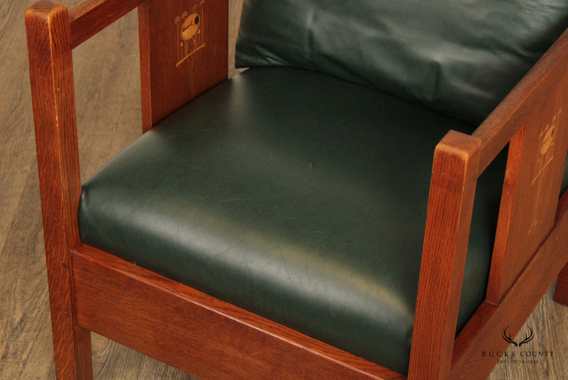 stickley cube chair