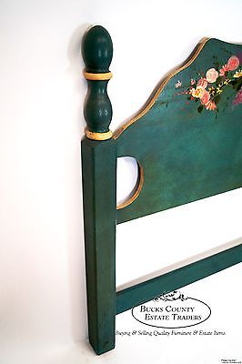 Hand Painted Country Cottage Queen Size Poster Headboard A