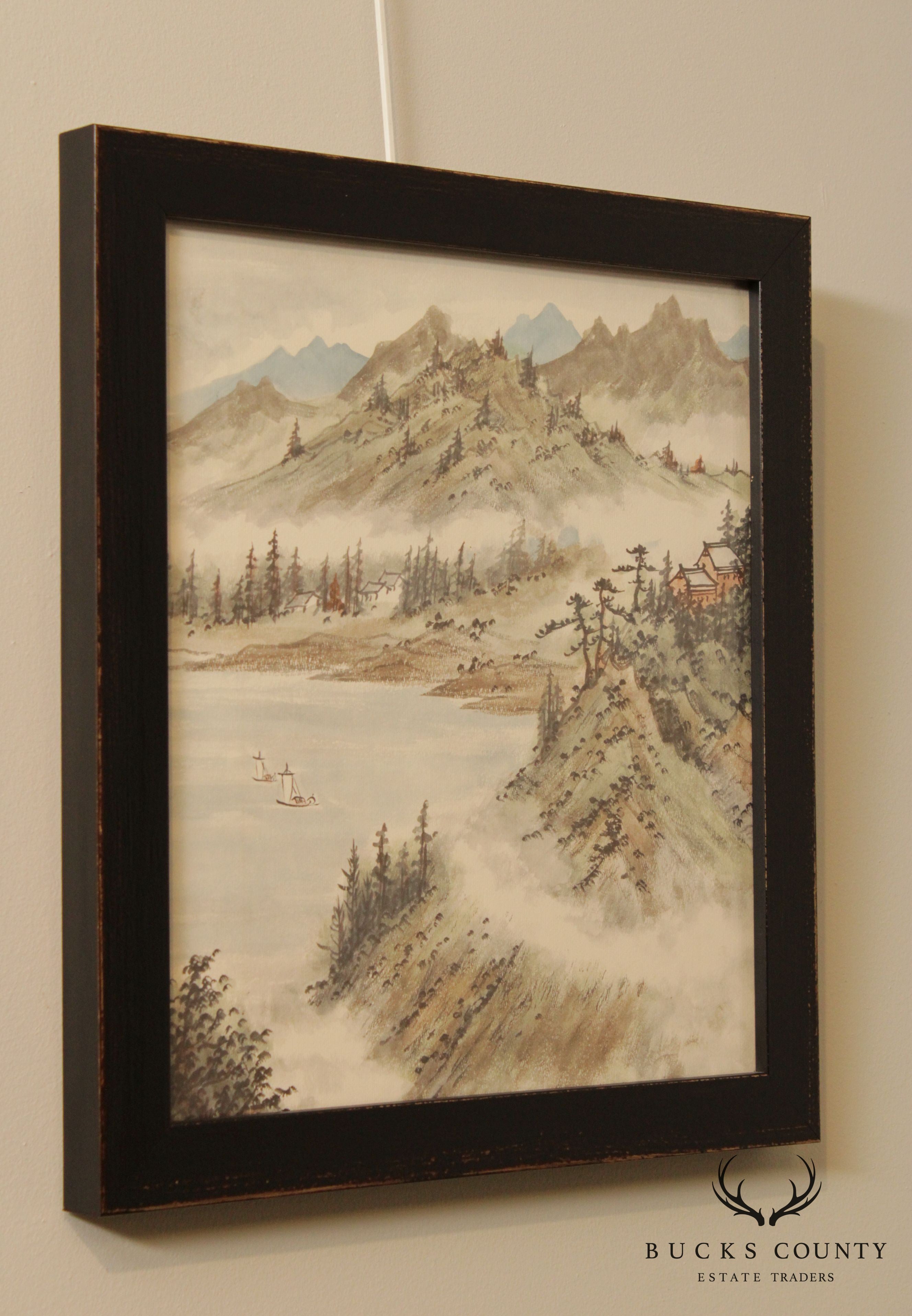 Palladio Custom Frame Asian Landscape Fine Art Print – Bucks County ...
