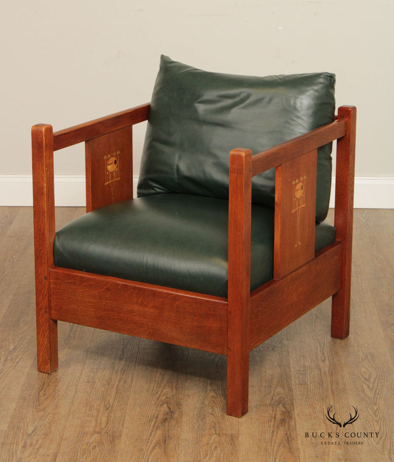 stickley cube chair