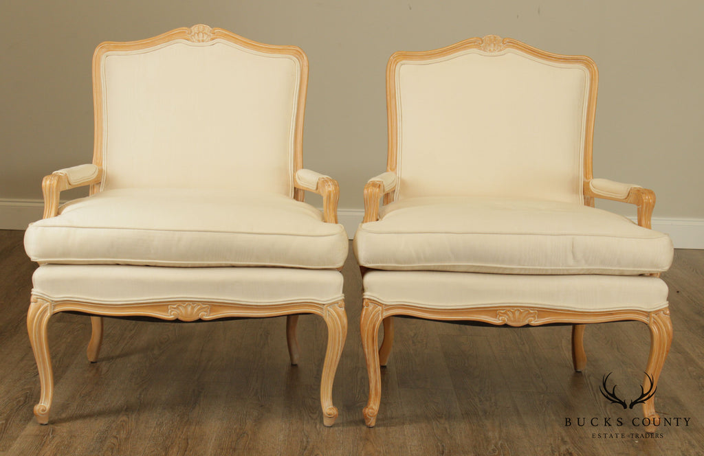 Fogle Furniture For Bloomingdales Vintage Pair White Wash French