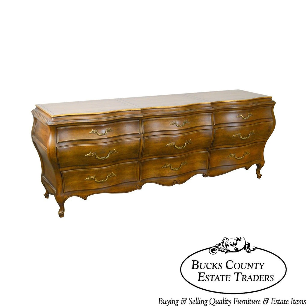 Union National French Louis Xv Style Bombe Serpentine Long Triple