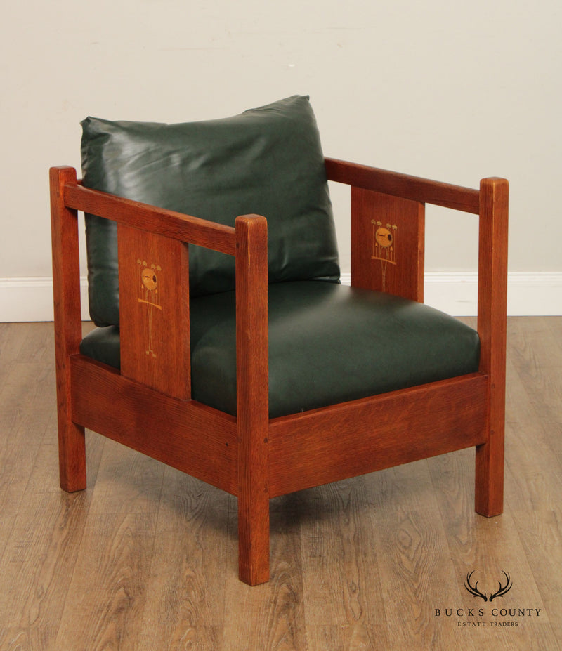 stickley cube chair