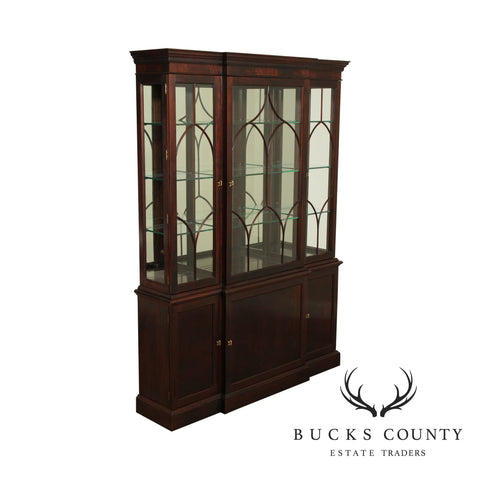 Stickley Mahogany Collection Chippendale Style China Cabinet