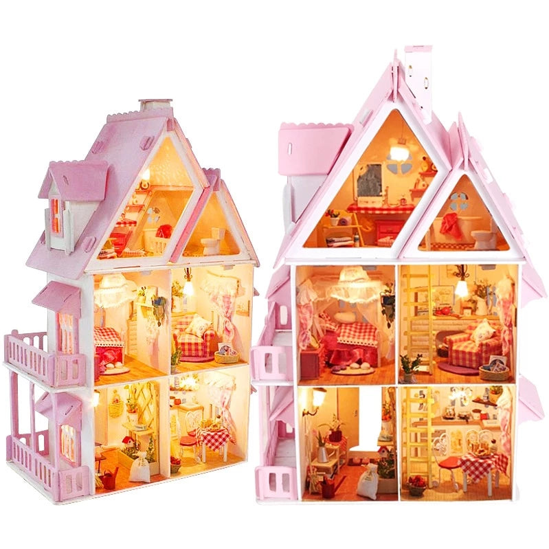 barbie doll dream house set