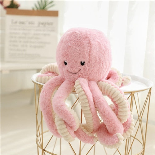 pink octopus plush