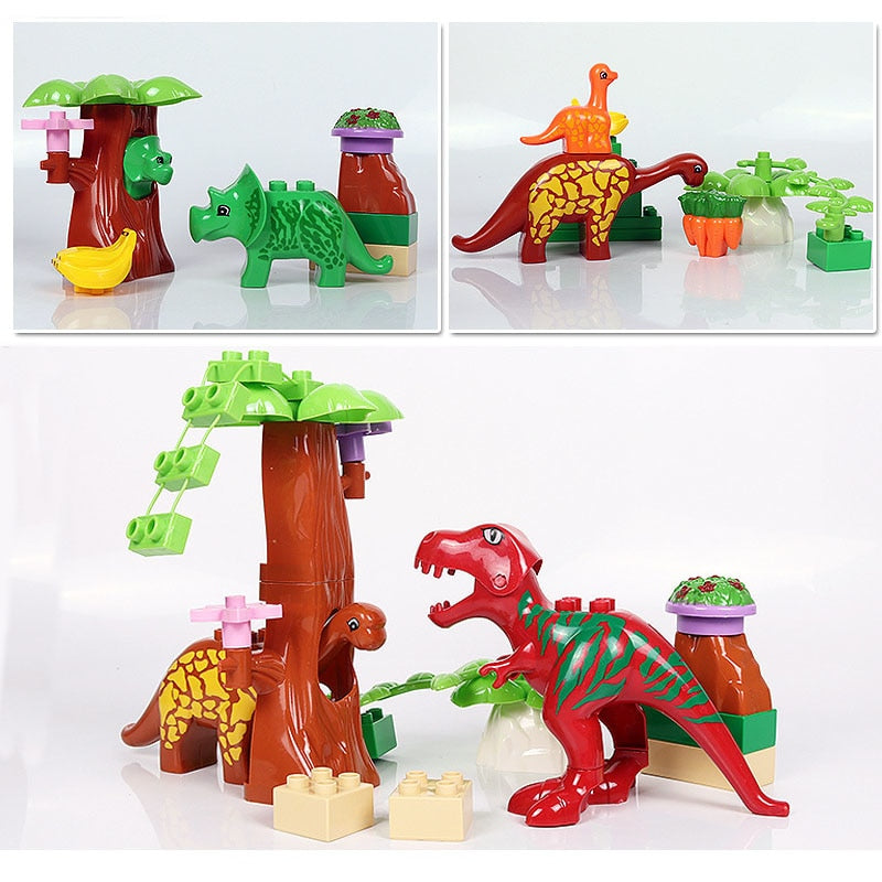 dinosaur block set