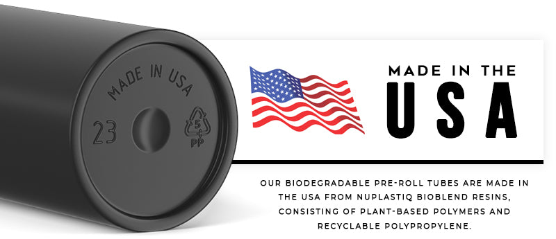 Biodegradable Joint Tubes - Made in the USA | Marijuana Packaging