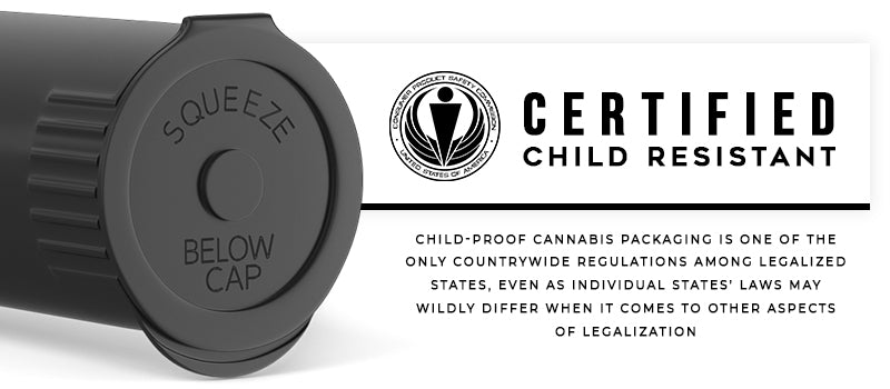 Biodegradable Joint Tubes - Child Resistant | Marijuana Packaging