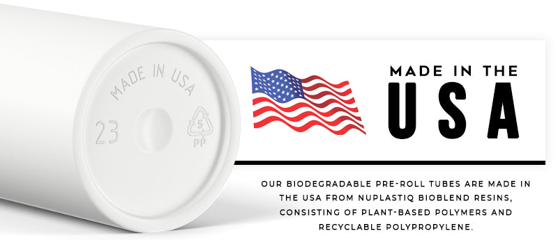 Biodegradable Joint Tubes - Made in the USA | Marijuana Packaging