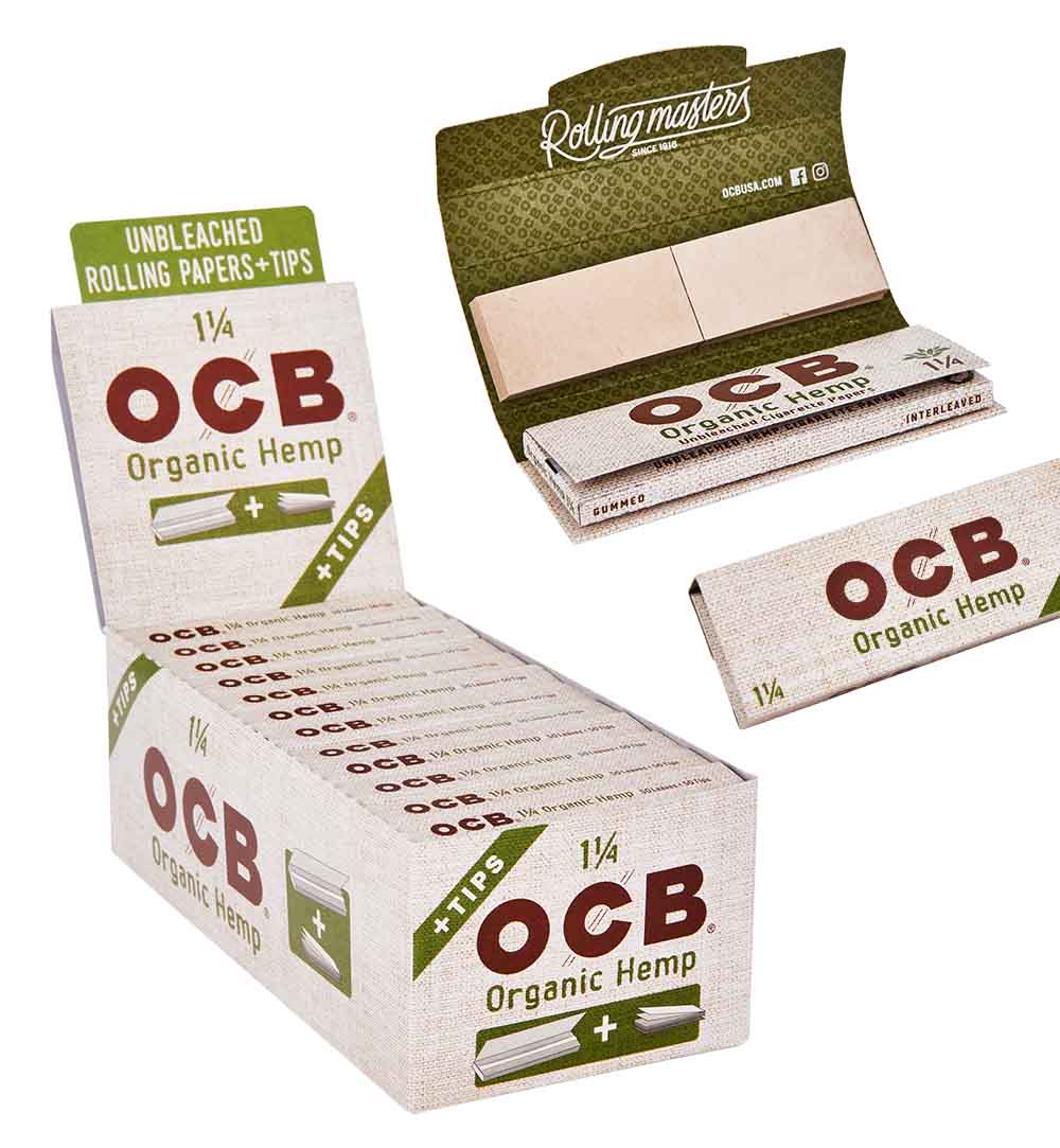 A Pack Of OCB's Premium Hemp Rolling Papers