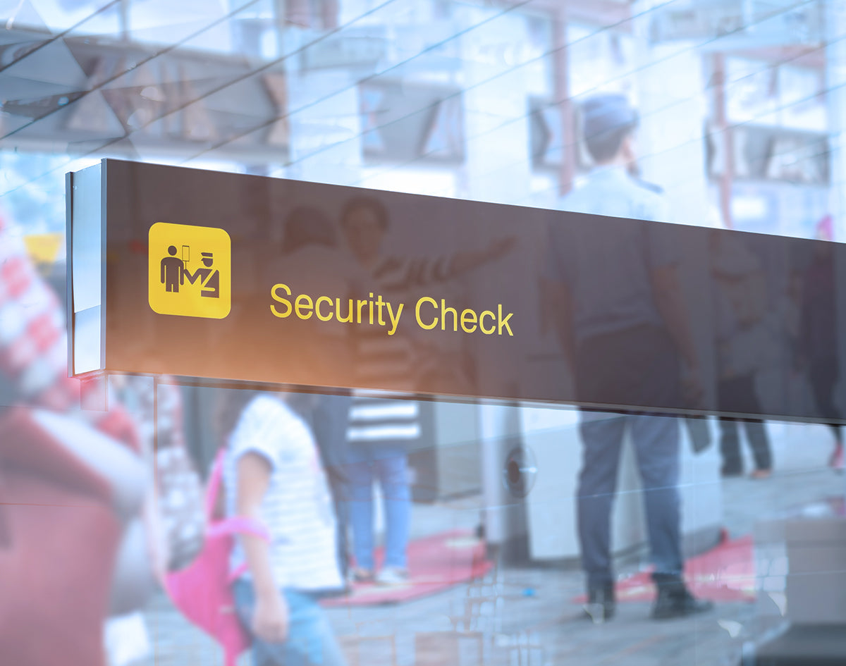 Civilians at Airport Security Check | Marijuana Packaging