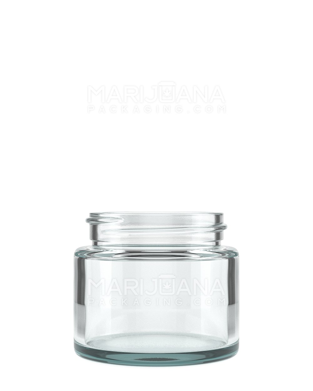 24ea - 5 oz Round Glass Jar with Lid by Paper Mart, White