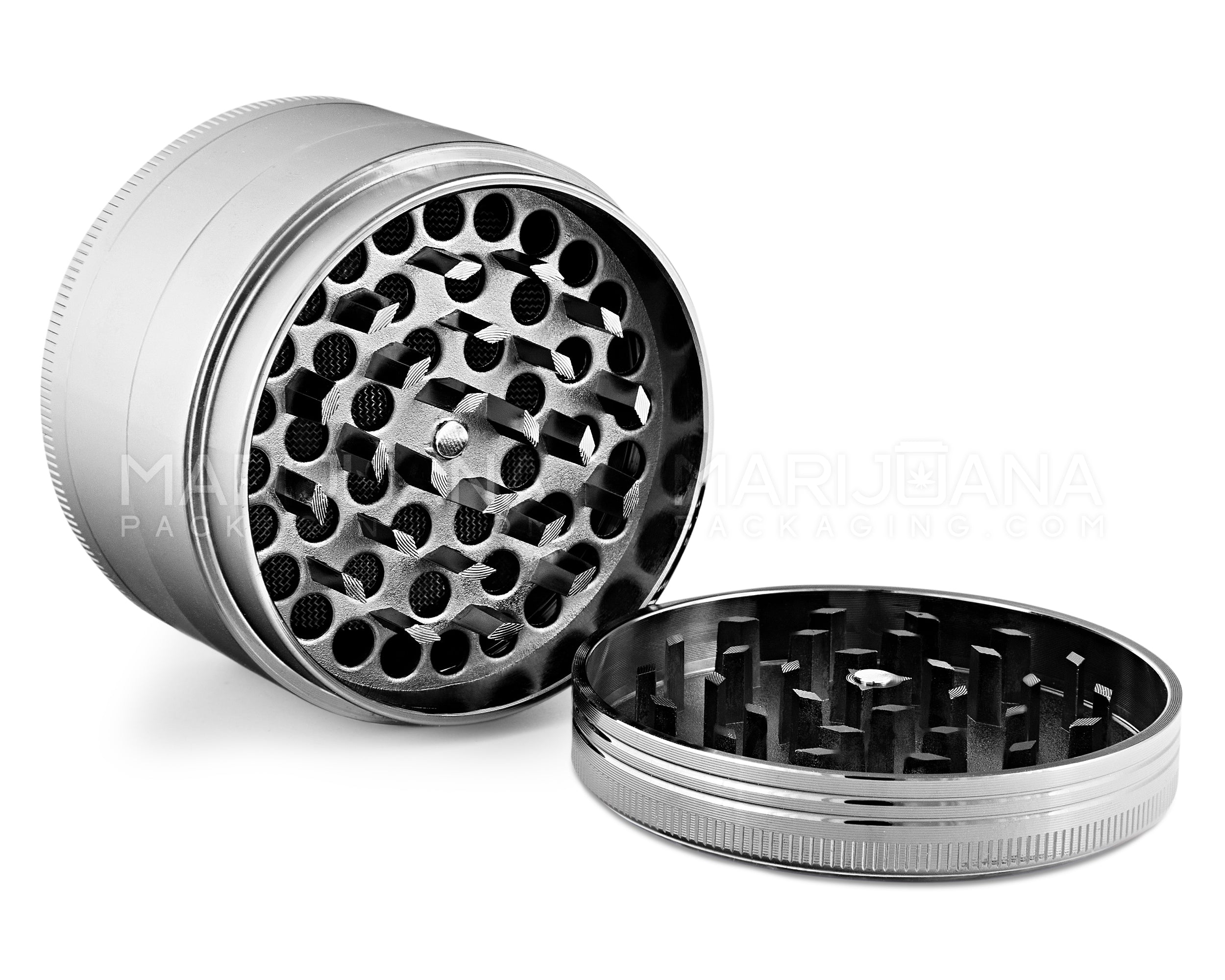 4 Piece Mushroom Grinder – Mary Jane's Headquarters