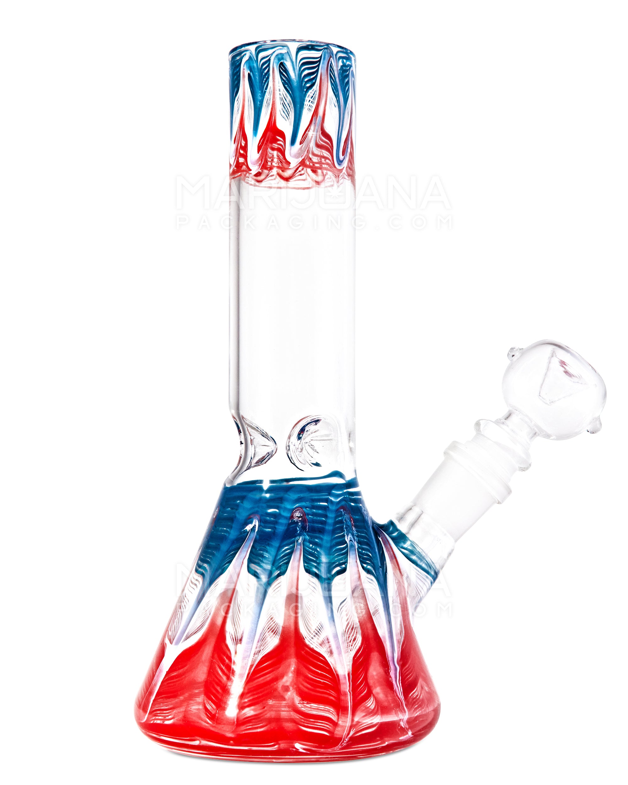 14 Inch Blue Ice Catcher Luxury Design Inline Perc Bong