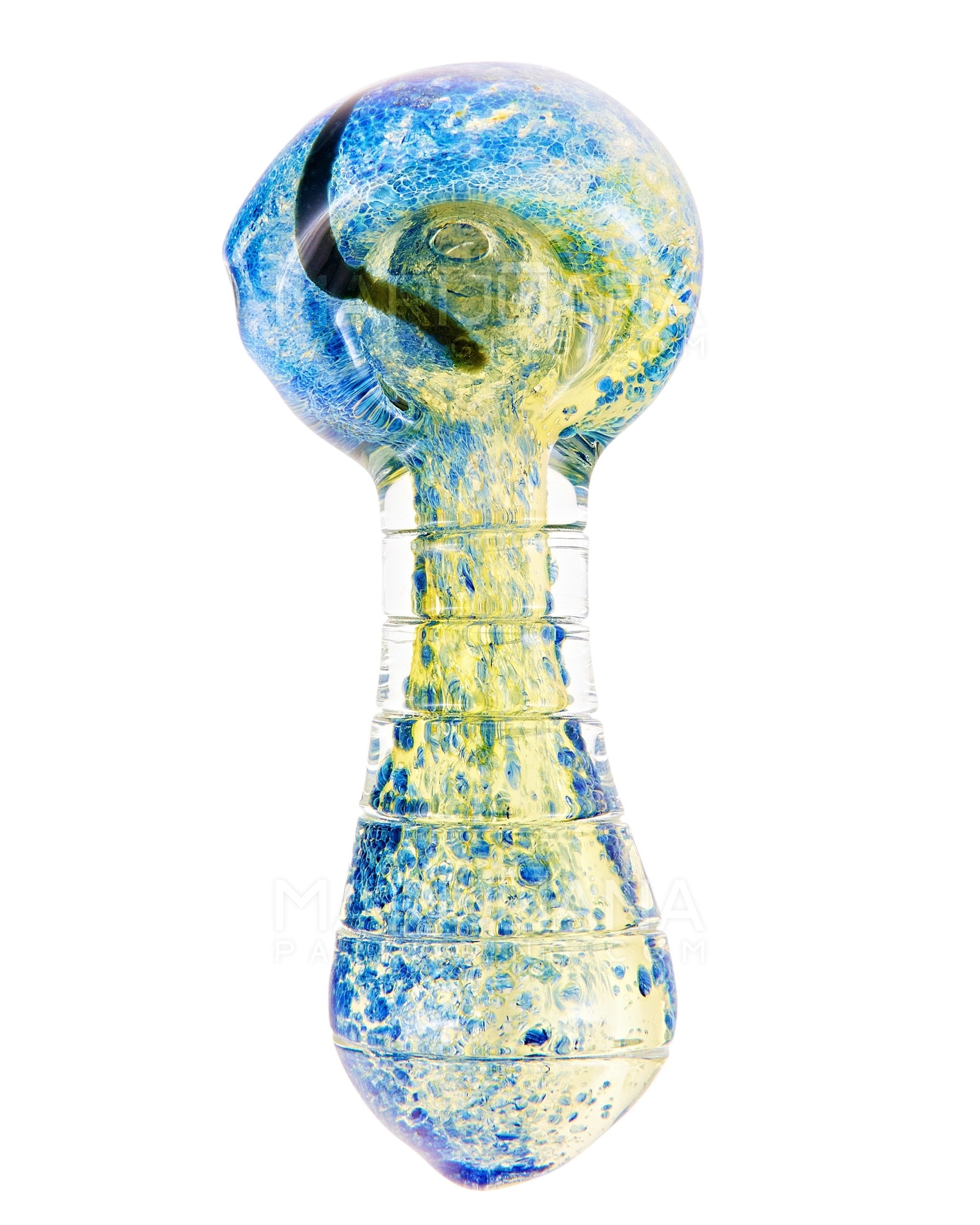 3.5 Inch Assorted Fritted Spoon Glass Hand Pipe Weed Bowl