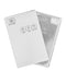 Child Resistant | Pinch N Slide ASTM Matte White Vista Mylar Bags | 4in x 6.5in - 7g - 250 Count | Dispensary Supply | Marijuana Packaging