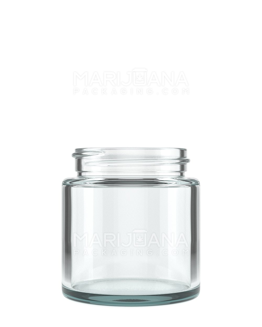 Clear Straight-Sided Glass Jars - 16 oz, Metal Cap