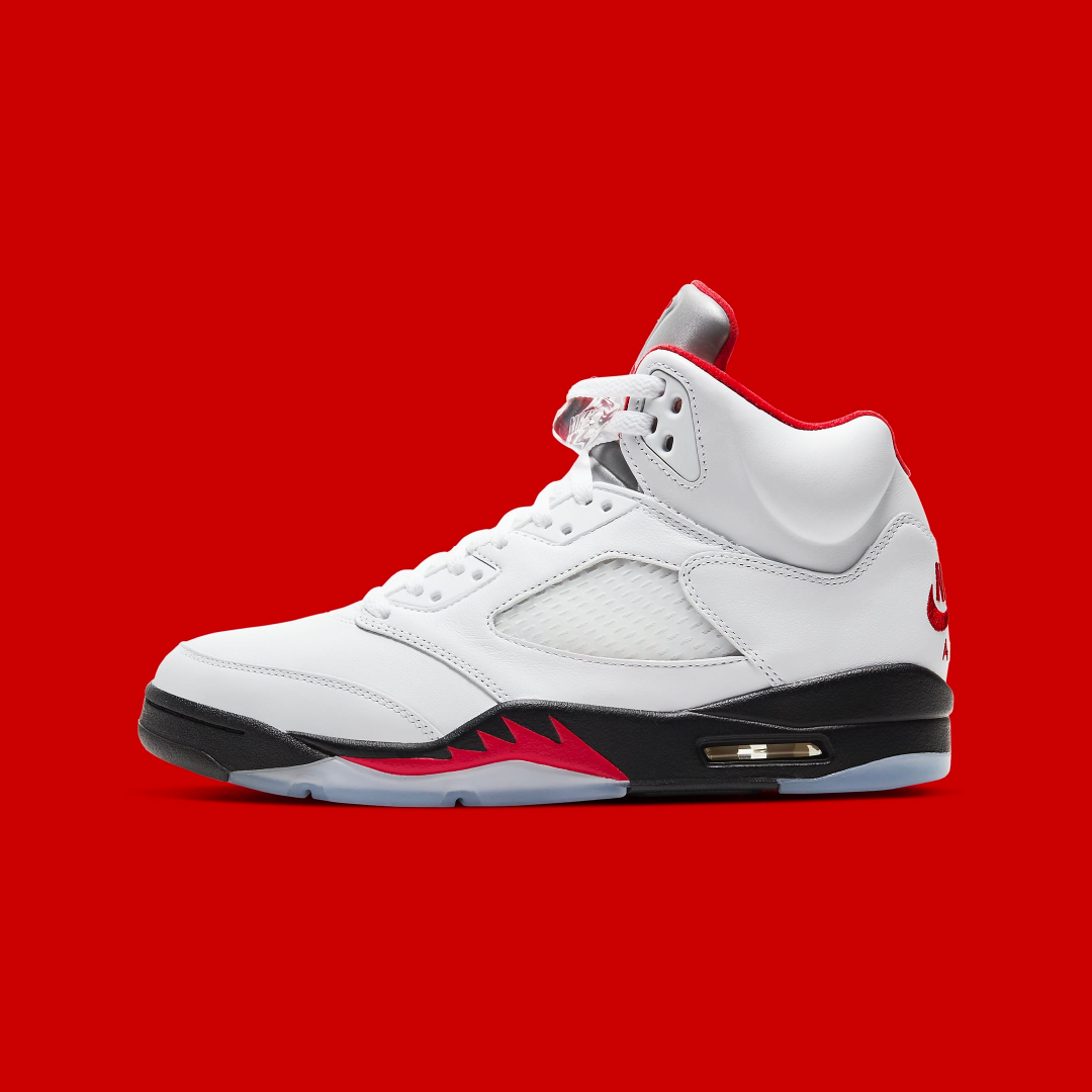 jordan 5's fire red