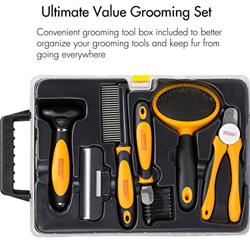 dog grooming brush kit