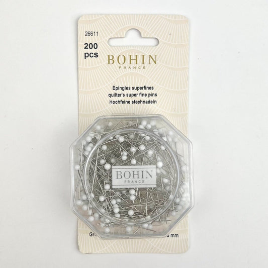 Bohin Super Fine Dressmaker Pins - 3073640849756