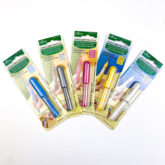 Clover Chaco Liner Pen REFILL Multiple Colours Sewing Gem