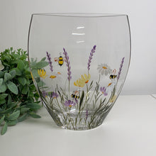 Bees & Blooms Curved Vase