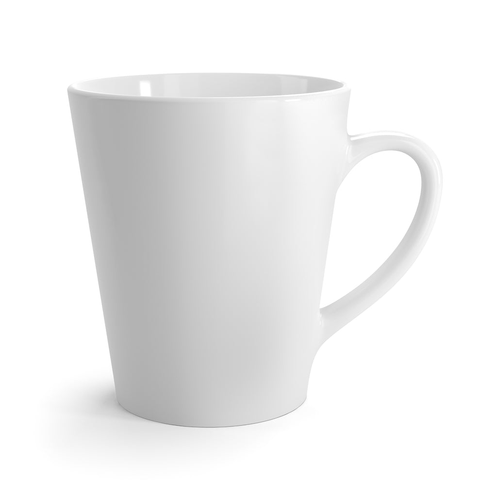 12 oz White Latte Mug