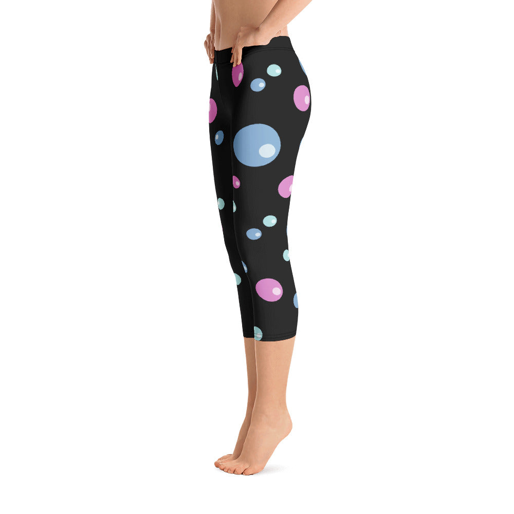 Download Abstract Bubbles Capri Leggings (Black) - Faith Hope Love ...