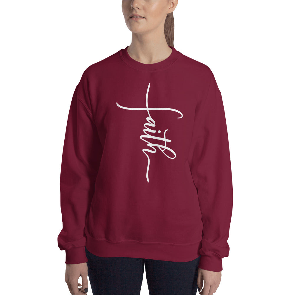 faith cross sweatshirt