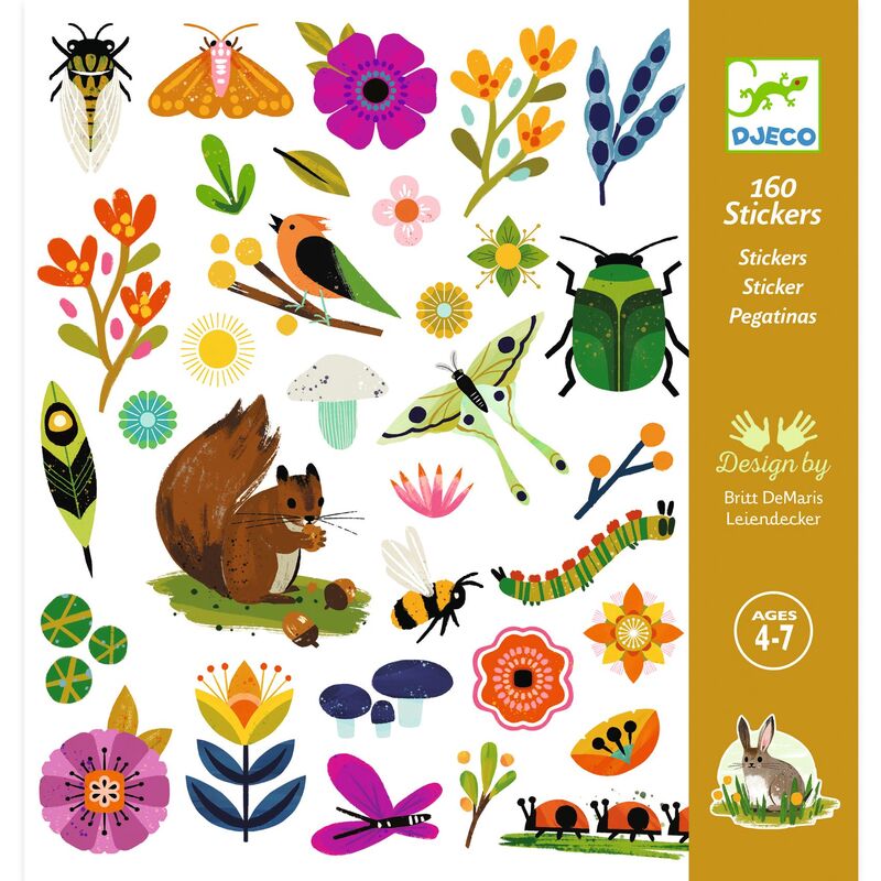 Djeco Stickers - Baby Animals