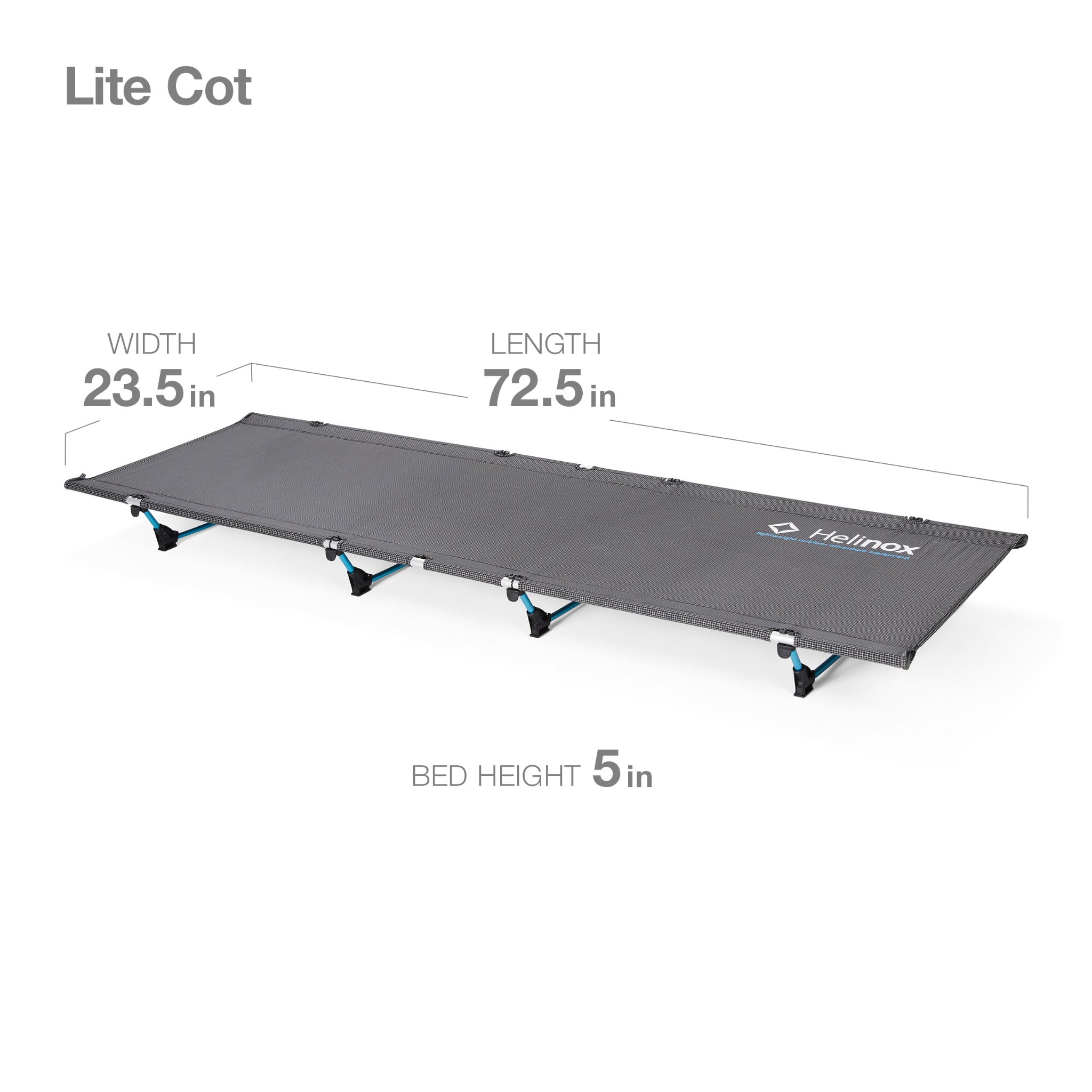 length of a cot bed