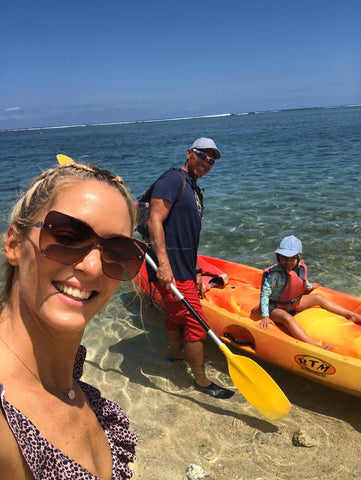 Kayaking in Reunion Island 