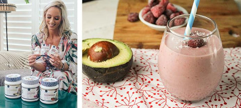 raspeberry smoothie 