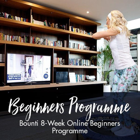 Lisa raleigh rebounding for Bounti Beginner's Programme