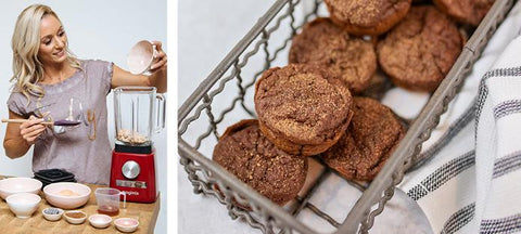 Lisa Raleigh's mini superfood chocolate muffins